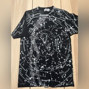 Vintage Modern Star Astrology Constellation AOP SS‎ Shirt